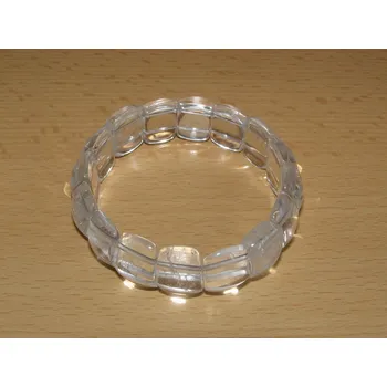 Drahý kámen Křišťál - Náramek - obdélníky - kno48