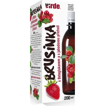 Přírodní produkt Virde Brusinka sirup 200 ml
