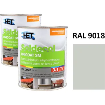 univerzální barva Soldecol UNICOAT SM 0,75 L RAL 9018