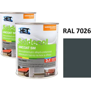 univerzální barva Soldecol UNICOAT SM 0,75 L RAL 7026