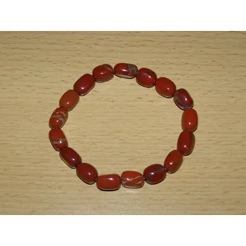 Drahý kámen Jaspis červený - Náramek - nugety - knn9