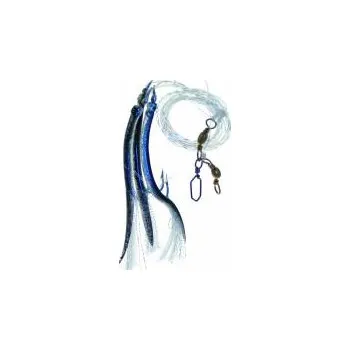 Umělá nástraha Ice Fish návazec moře trubičky černé