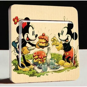 Samolepící dekorace Dětské samolepky Walt Disney na vypínače - Piknik