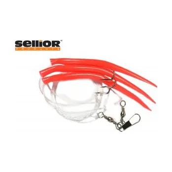 Umělá nástraha Mořský návazec "Paprika" Sellior - červené vel.4/0