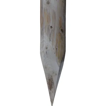 Plotový sloupek Dřevěný kůl 250 cm, průměr 10 cm - bez impregnace