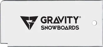 Příslušenství na snowboard Gravity Wax Scraper škrabka bílá 2017/2018