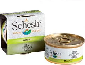 Krmivo pro kočku Schesir Broth konzerva tuňák 70 g