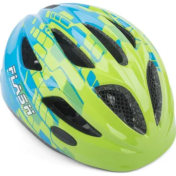 Cyklistická přilba Author Přilba AUTHOR Flash Inmold 161 zelená/modrá