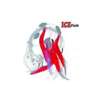 Umělá nástraha Ice Fish návazec moře 1172 červené trubičky