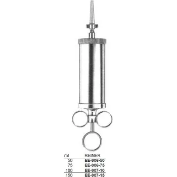Nádoba na moč CM Instrumente Germany stříkačka lavážní kovová Janet varianta: 50 ml