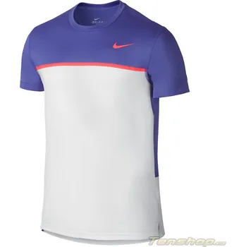 Pánské tričko Pánské tenisové tričko Nike Challenger Crew, violet - S NIKE - Výprodej