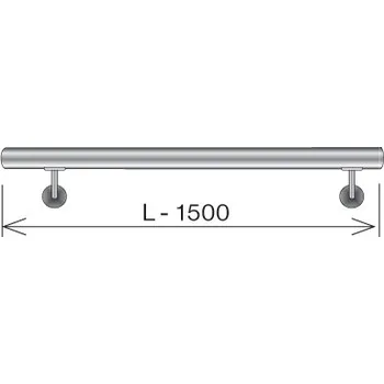 Zábradlí Nerezové zábradlí - Madlo AISI304, D42,4/L1500mm