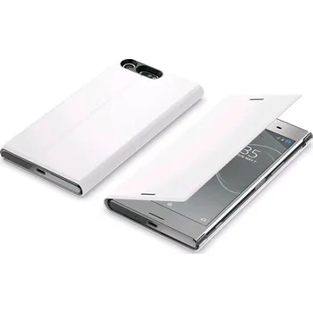 Pouzdro na mobilní telefon Sony SCSG10 Style Cover Flip pro Xperia XZ Premium bílé
