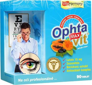 Přírodní produkt VitaHarmony Ophtavit 90 tbl.