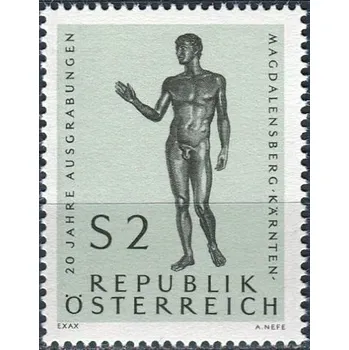 Poštovní známka (1968) MiNr. 1268 ** - Rakousko - 20 let výkopů v Magdalensbergu