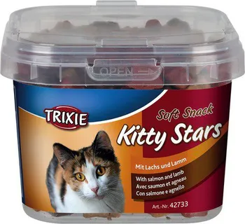 Pamlsek pro kočku Trixie Soft Snack Kitty Stars losos/jehněčí 140 g