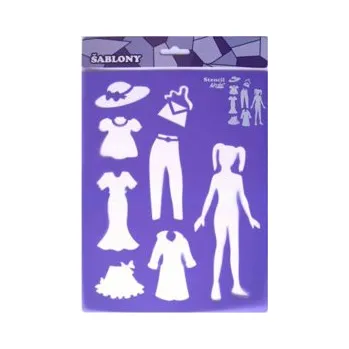 Výtvarné potřeby - Šablona oblékání