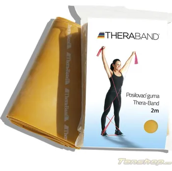 Posilovací guma Thera-band 2 m, max. silná, zlatá THERABAND
