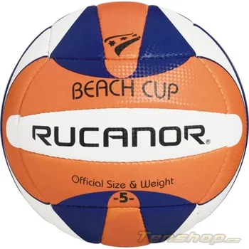 Volejbalový míč Beach volejbalový míč Rucanor Beach cup III or/bl/wh RUCANOR