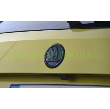 Znak automobilu Škoda Superb III-Zadní znak ŠKODA v originál Škoda barvě Black Magic F9R