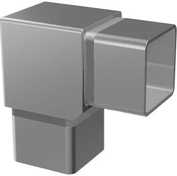 Nerezové zábradlí - Koleno madla, 40x40