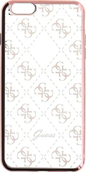 Pouzdro na mobilní telefon Guess 4G Rose Gold GUHCSETR4GRG