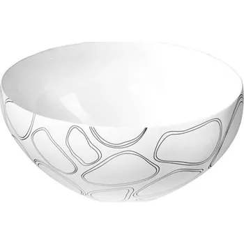 Asa Selection Loops miska 36,5 x 36 x 18 cm bílá s dekorem