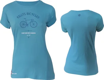Dámské tričko Kellys Womens Bike Mission modré
