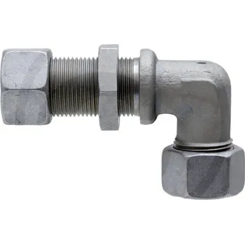 Hydraulické šroubení úhlové 90° přepážkové STAUFF SWV 12 L s přesuvnou maticí