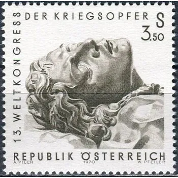 Poštovní známka (1970) MiNr. 1337 ** - Rakousko - Světový kongres obětí války