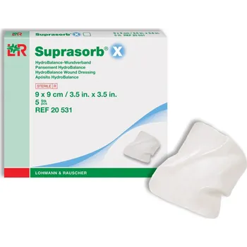 Zdravotnický materiál Lohmann & Rauscher, s.r.o. Suprasorb X a X+PHMB varianta: Suprasorb X, tamponáda, 2 x 21 cm / 5 ks
