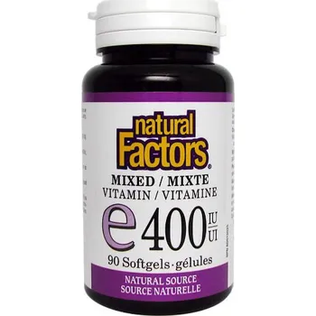 Natural Factors VITAMÍN E 400 I.U. 90 tobolek