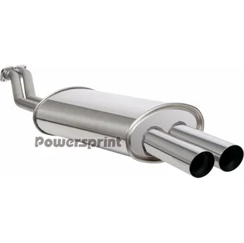 Tlumič výfuku Powersprint závodní nerezový koncový tlumič výfuku pro BMW E30 320i + 325 KAT Touring/Cabrio 325i 4x4 r.v. od 10/87-