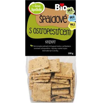 Green Apotheke Krekry špaldové s ostropestřcem BIO 100 g