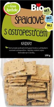 Green Apotheke Krekry špaldové s ostropestřcem BIO 100 g