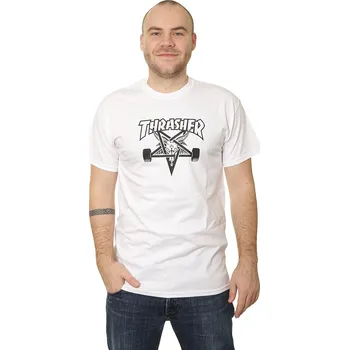 Oblečení a móda tričko Thrasher Skategoat - White M