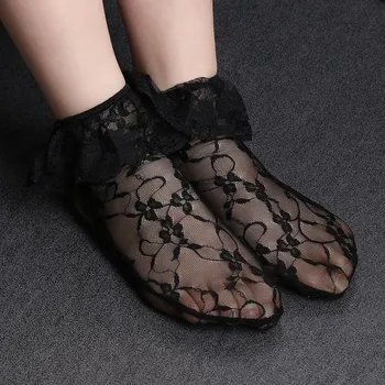 Pánské ponožky IGNITE Ponožky krajkové v černé barvě + Doprava zdarma