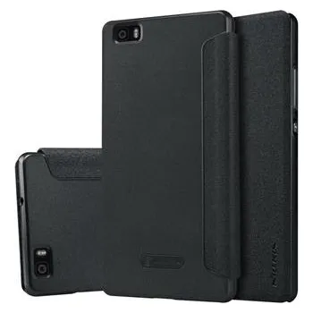 Pouzdro na mobilní telefon Nillkin Sparkle Folio pro Huawei Ascend P8 Lite černé