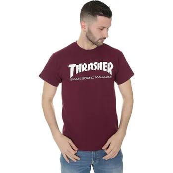 tričko Thrasher Skate Mag - Maroon L
