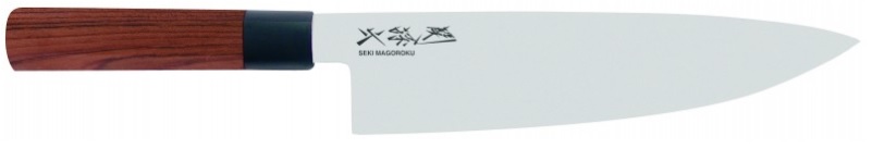 KAI Seki Magoroku Red Wood Yanagiba halszeletelő kés MGR-0210Y