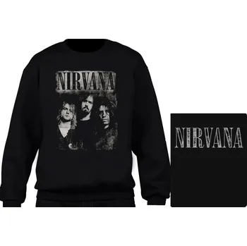 Pánská mikina mikina bez kapuce Nirvana - Portrait