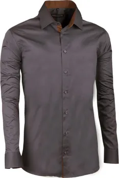Pánská košile Assante 20117 tmavě šedá