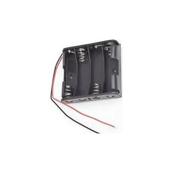 Vývojová deska Bateriový box pro čtyři baterie AA - 1 kus