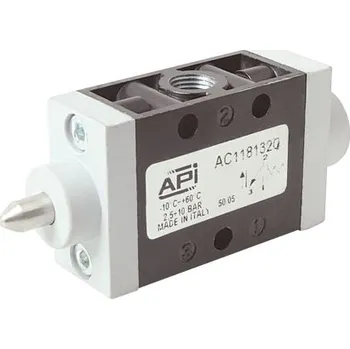 Ventil A.P.I. mechanicky ovládaný ventil AC118132C 3/2 NC narážka 032600