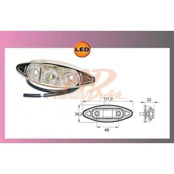 Osvětlení automobilu LED-PRO-CAN-světlo bílé,24V+0,5m kabel