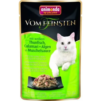 Krmivo pro kočku Animonda Vom Feinsten kapsička bílý tuňák/kalamáry/řasy v omáčce z mušlí 50 g
