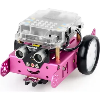 Elektronická stavebnice Makeblock mBot v1.1 Blue Bluetooth, růžový