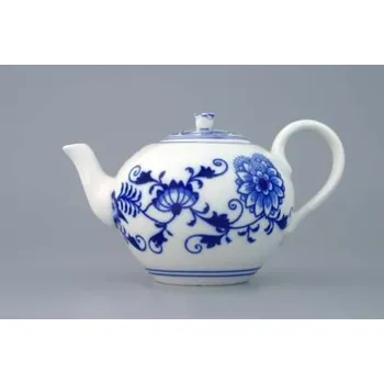 Český porcelán, a.s., Dubí Konvice čajová se sítkem s víčkem 0,35 l, cibulák, Český porcelán