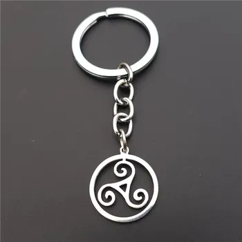 Klíčenka Teen Wolf (Vlčí mládě) - ocel, Triskelion (Přívěsek na klíče Teen Wolf (Vlčí mládě))