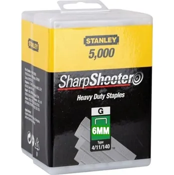 Hřebík Spony 6mm typ G bal.5000ks STANLEY 1-TRA704-5T